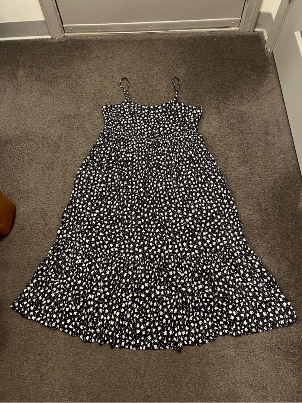 Madewell Cami Smock Waist Tiered Floral Midi Dress NWT - Picture 2 of 7